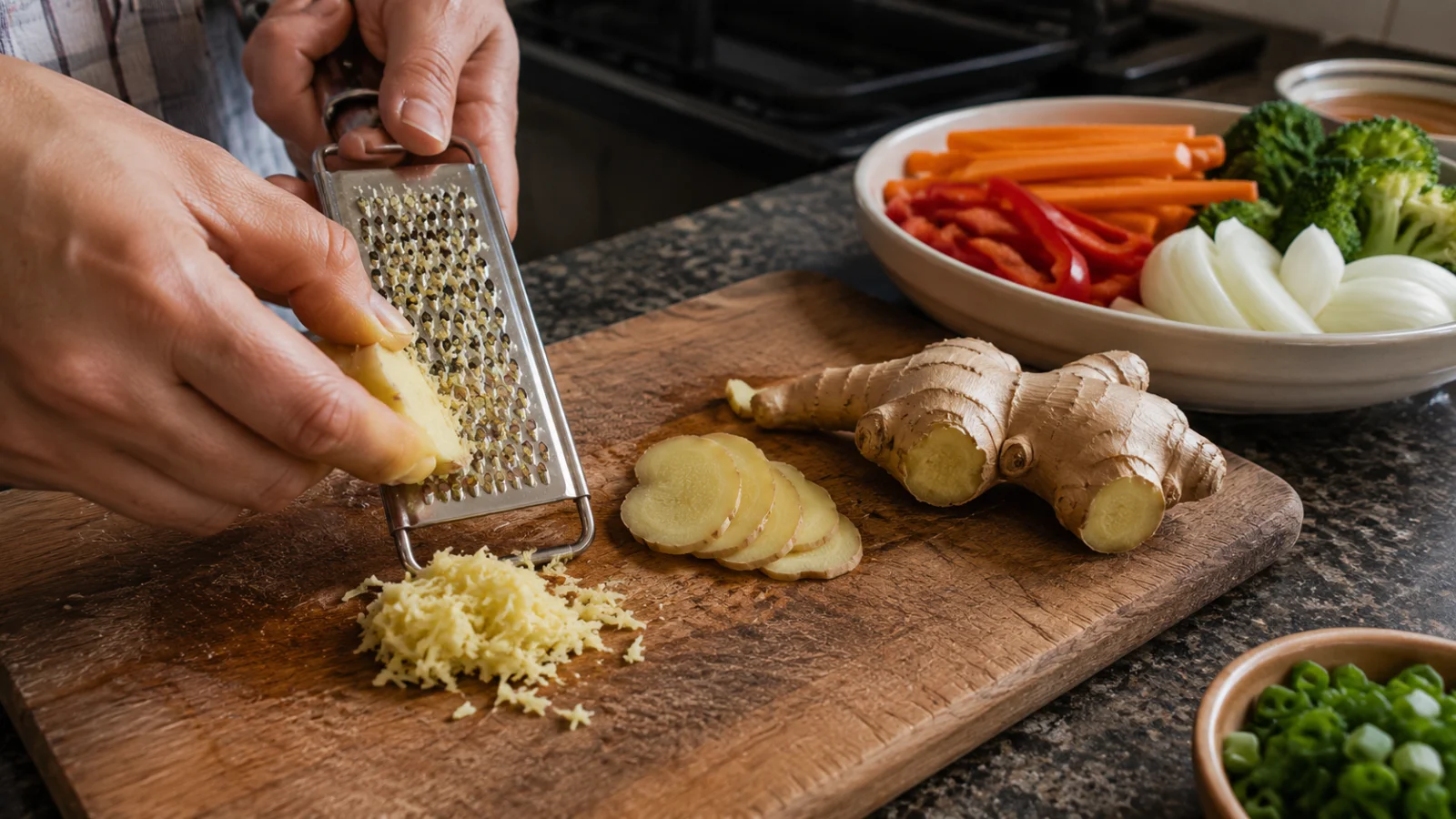 Como usar o gengibre na cozinha em receitas doces e salgadas
