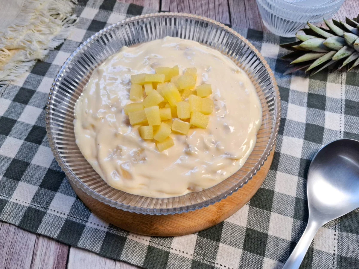 Creme Belga com Abacaxi: Sobremesa Gelada, Cremosa e Fácil de Fazer
